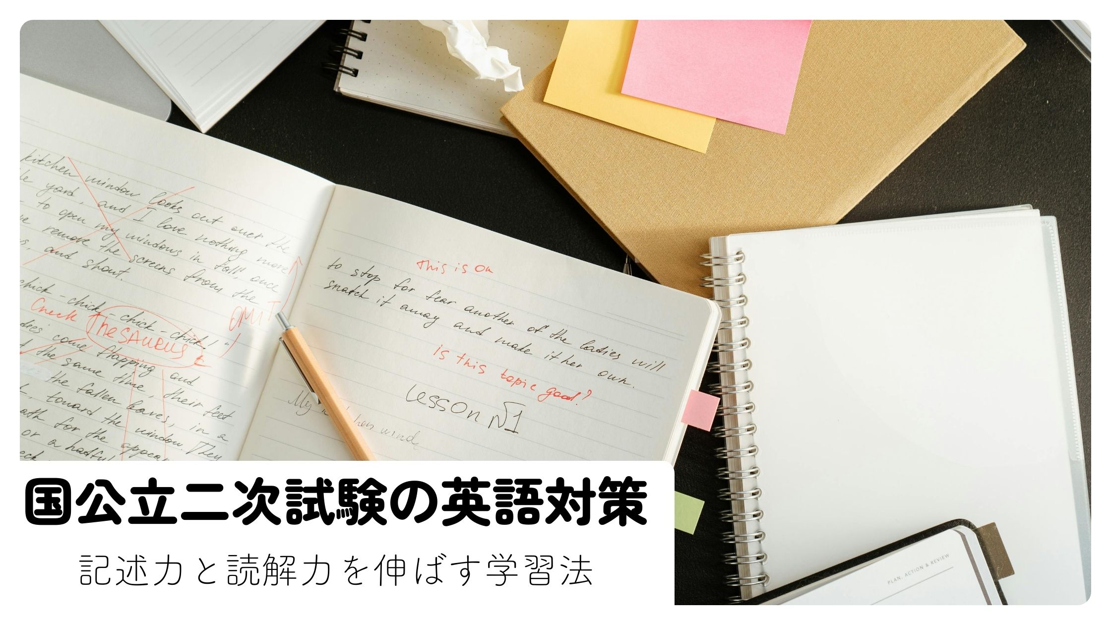 国公立二次試験の英語対策―記述力と読解力を伸ばす学習法 | ｜中学生